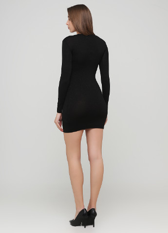 Черное кэжуал платье платье-свитер Jack Wills однотонное