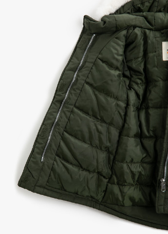 Темно-зеленая зимняя пальто KOTON