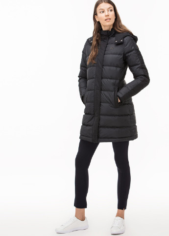 Темно-сіра зимня куртка Lacoste
