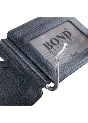 Чоловік шкіряний затиск для купюр 10,5х8х1 см Bond (195771639)