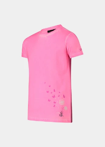 Розовая демисезонная футболка CMP G T-SHIRT