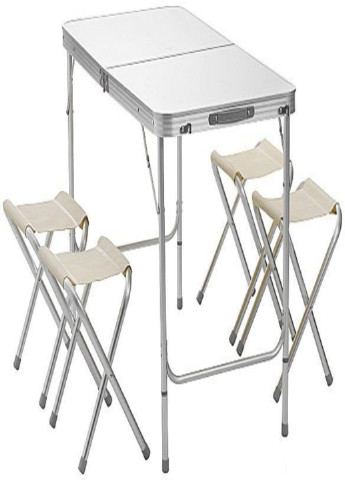 Розкладний стіл для пікніка зі стільцями 120Х60Х70 см (2 режиму висоти) (154269) Francesco Marconi (213875524)