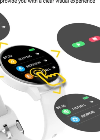 Розумні розумні годинник Smart Lige White Snow кварцові спортивні, розумні UWatch (226691187)