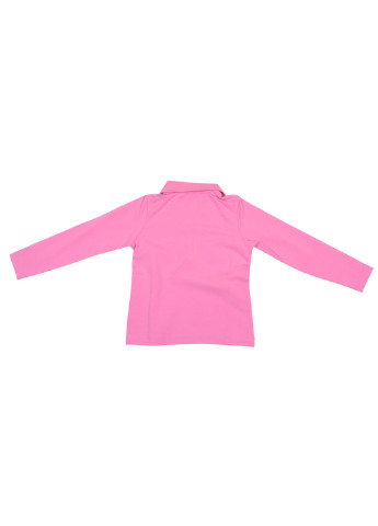 Розовая детская футболка-кофта для девочки Floriane однотонная