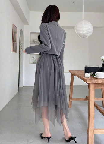 Костюм (жакет, платье) SHEIN (340648652)