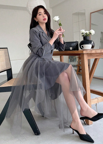 Костюм (жакет, платье) SHEIN (340648652)