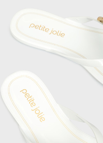 Белые кэжуал вьетнамки Petite Jolie с цепочками