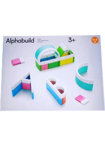 Развивающая игрушка магнитная Азбука в наборе 20 блоков (10454) Kid O (254078640)