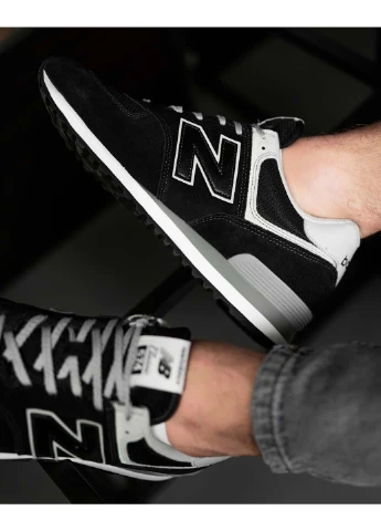 Чорні кросівки демісезон New Balance