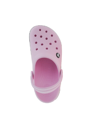 Розовые сабо Crocs без каблука