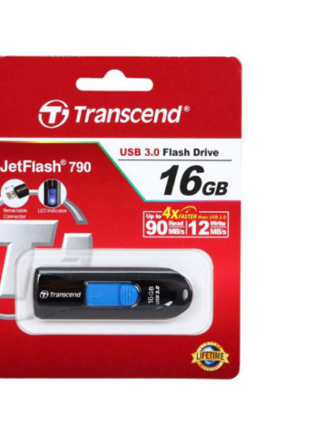 USB флеш накопитель (TS16GJF790K) Transcend 16gb jetflash 790 usb 3.0 (232750060)