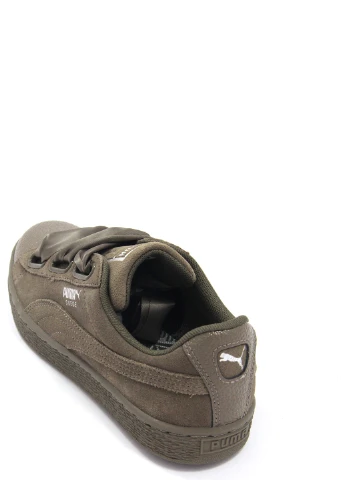 Хакі жіночі кеди suede heart bubble wns Puma