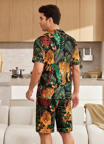 Пижама (рубашка, шорты) SHEIN (365683014)