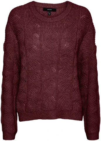 Бордовий демісезонний светр Vero Moda