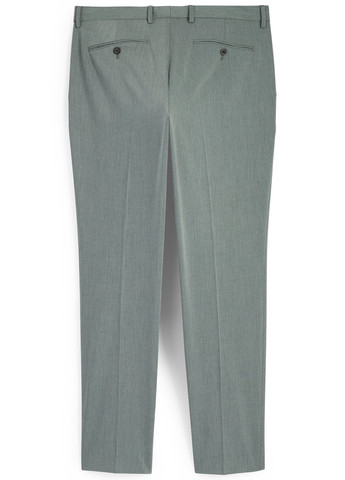 Серые классические, кэжуал демисезонные классические, прямые брюки C&A