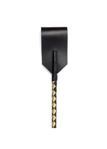 Стек классический, натуральная кожа 75 см, черно-золотой Art of Sex (255340315)