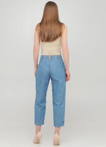 Капри однотонные, джинсовые Sexy Woman (253411898)