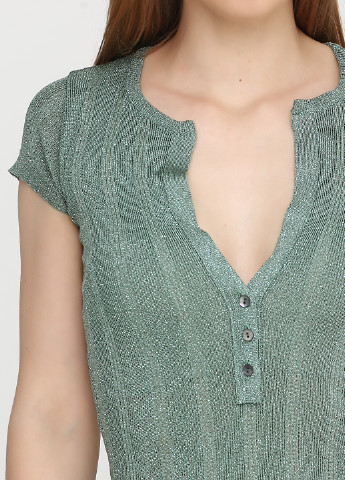 Мятное кэжуал платье Nell & Me фактурное