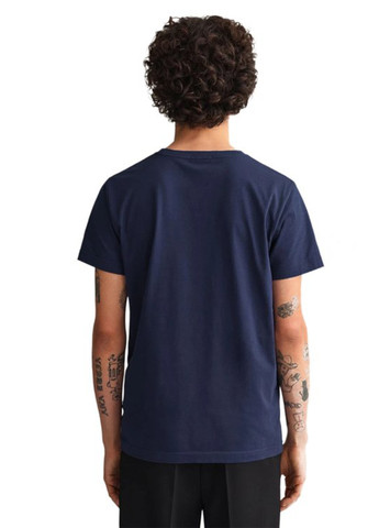 Темно-синяя футболка Gant