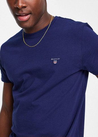 Темно-синяя футболка Gant