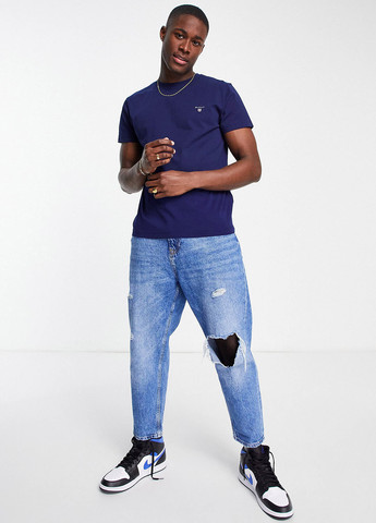 Темно-синяя футболка Gant