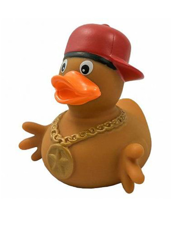 Игрушка для купания Утка Рэпер, 8,5x8,5x7,5 см Funny Ducks (250618803)