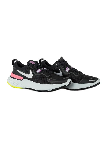 Кросівки REACT MILER Nike чорні демісезони (256006282)