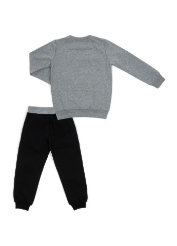 Сірий демісезонний спортивний костюм "sport team" (13680-134b-gray) Breeze