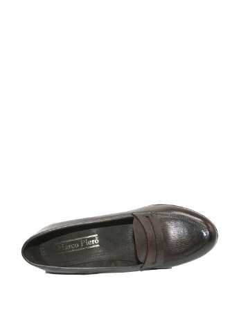 Туфлі Marco Piero лофери однотонні коричневі кежуали