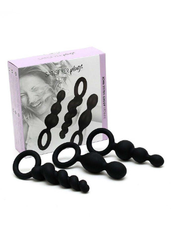 Набор анальных пробок 3 шт Satisfyer (253097005)