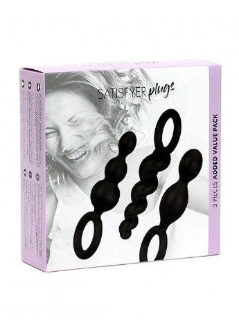 Набор анальных пробок 3 шт Satisfyer (253097005)