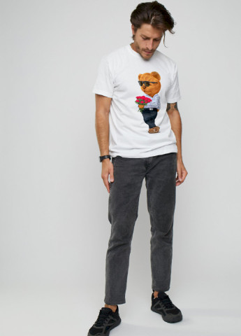 Белая футболка мужская YAPPI