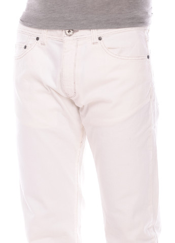Белые кэжуал демисезонные прямые брюки Murphy & Nye