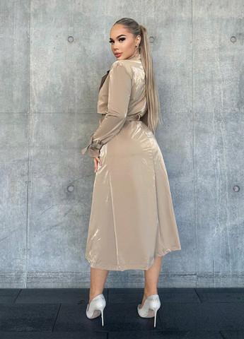 Плащ SHEIN тренчкот пряжка демисезон (330763311)