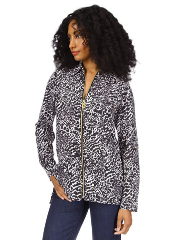 Чёрно-белую блуза Michael Kors