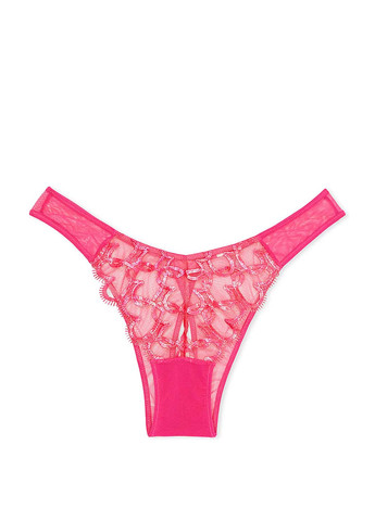 Рожевий демісезонний комплект (корсет, трусики) Victoria's Secret