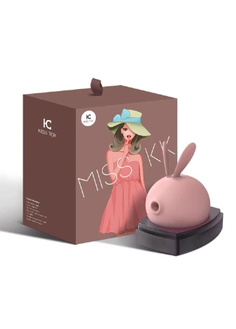 Вакуумний кліторальний стимулятор з вібрацією KisToy Miss KK Pink KissToy (252297290)