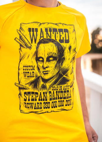 Желтая футболка желтая бандера Custom Wear