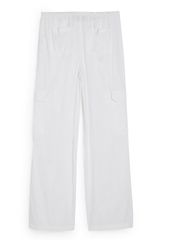 Белые кэжуал летние карго брюки C&A