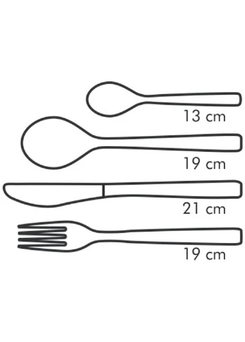 Набір столових приборів Banquet 24 предмета Tescoma (252744996)