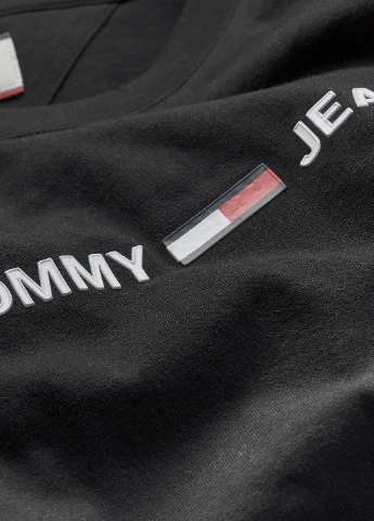 Чорна футболка Tommy Jeans