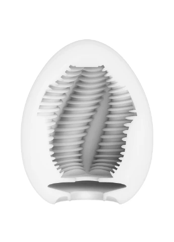 Мастурбатор-яйце Egg Tube, рельєф з поздовжніми лініями Tenga (254151797)
