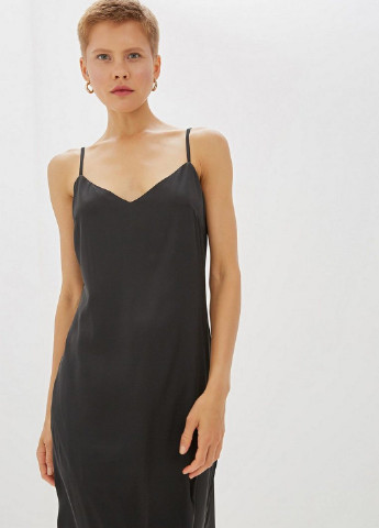 Черное кэжуал платье Gepur