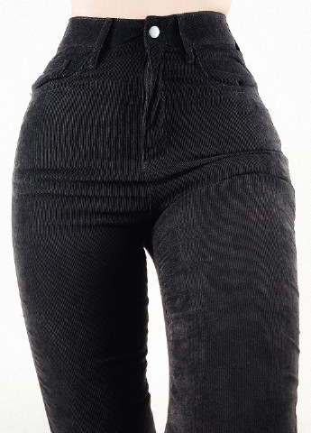Черные кэжуал демисезонные зауженные брюки PrettyLittleThing