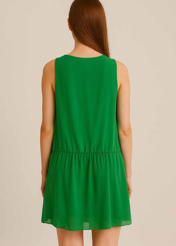 Зелена кежуал сукня а-силует Sassofono однотонна