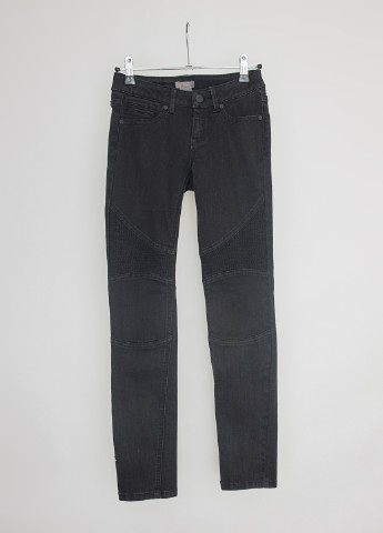 Черные демисезонные зауженные джинсы Roxy