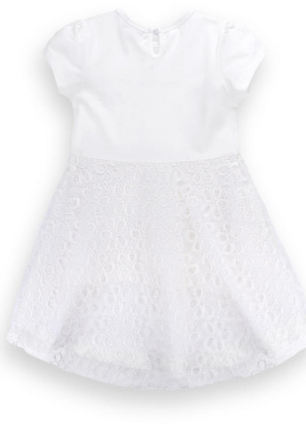 Коричнева футболка з гіпюрного фігурної спідницею (8302-104g-beige) Breeze (205765844)