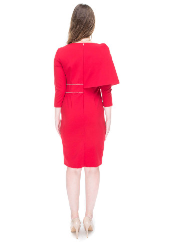 Красное кэжуал платье J. Arggido однотонное
