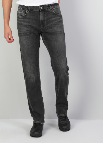 Темно-серые демисезонные регюлар фит джинсы Colin's