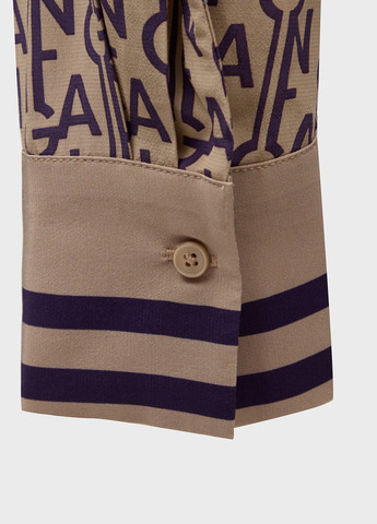 Бежевое кэжуал платье Gant с логотипом